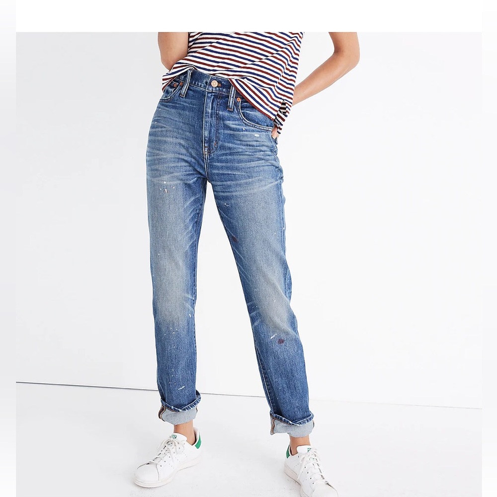 Madewell The High-Rise Slim Boyjean: Painter Edition (size 24)